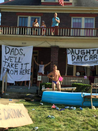 Illustration for article titled Cool Guys at Ohio State University Offer 'Daughter Daycare' and Promise 'Dads, We'll Take it From Here'